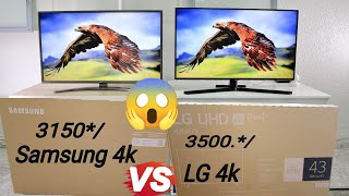 LG 43UQ7550PSF 43 Inch LED 4KTV vs Samsung Crystal 7 Series 43AU7600 43 Inch LED 4K TV comparison [upl. by Lenora]