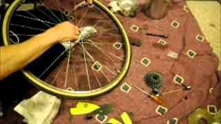 How To Overhaul The Hub Of A Rear Bike Wheel [upl. by Wanda]