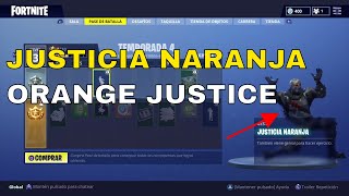 Justicia Naranja baile Orange Justice  Fortnite [upl. by Schlessinger]