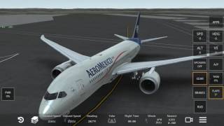 Infinite flight Aeromexico 787 safety video [upl. by Jahdal938]