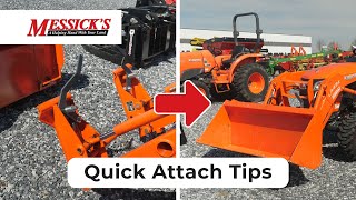 Skid Steer Quick Coupler Attachment Tips [upl. by Kcod919]