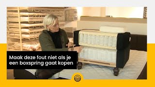 Maak deze fout niet als je een boxspring gaat kopen [upl. by Harima]