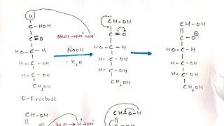 Lobry de Bruyn–van Ekenstein rearrangement  Dfructose to Dglucose and Dmannose  Bio science [upl. by Toni]