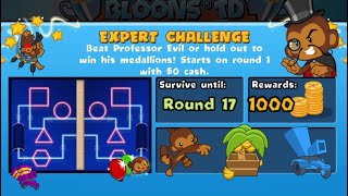 Bloons TD Battles Professor Evil Challenge in BTD Battles  Week 49 12 [upl. by Beckman]