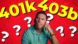 401k vs 403b  Whats the difference between a 401k and 403b [upl. by Tracey192]