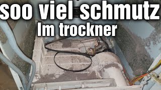 Trockner Reinigen soo viel schmutz könnte auch in deinem Trockner sein [upl. by Eilyac]