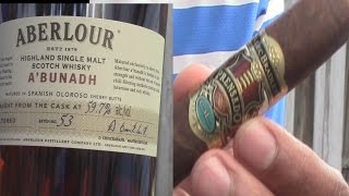 Cigar Pairing 14 Alec Bradley Prensado and Aberlour Abunadh [upl. by Rozella574]