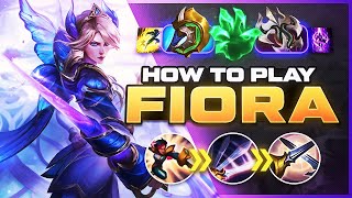 HOW TO PLAY FIORA SEASON 13  BEST Build amp Runes  Season 13 Fiora guide  League of Legends [upl. by Retse]