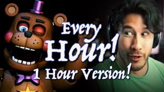 1 HOUR quotEVERY HOURquot Markiplier FNAF Remix  Song by Endigo [upl. by Kirkwood]