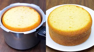 How to make cake in pressure cooker  Eggless cake in pressure cooker [upl. by Atniuq]