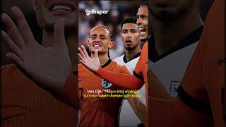 🍊 Hollanda İngiltereye karşı 1 kişi eksik HAKEMSİZ oynadı euro2024withshorts [upl. by Ikkela]