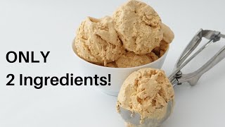 ONLY 2 Ingredients Caramel Ice Cream or Dulce de leche Ice Cream [upl. by Dleifxam]