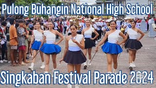 Pulong Buhangin National High School  Singkaban Festival Parade 2024 [upl. by Appel414]