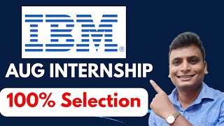 IBM Launched Internship For Aug Month  Training and Internship Program For Students AICTE [upl. by Sorkin838]