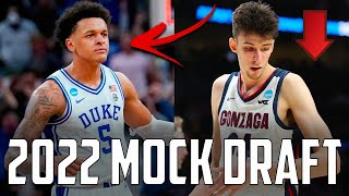 2022 NBA Mock Draft After March Madness Edition [upl. by Carolle]