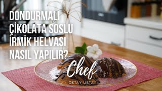 Dondurmalı İRMİK HELVASI nasıl yapılır  Chef Oktay Usta [upl. by Enimisaj]