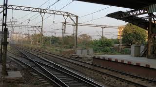 Bombardier Transportation EMU on rampage at Bhandup railway station [upl. by Nahgeem]