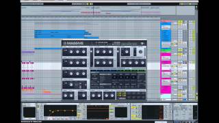 NI Massive Tutorial  How to make Big Room Blasterjaxx Electro Bass Peepn ToM [upl. by Tekcirk]