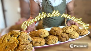 COLAZIONE SANA per tutta la Famiglia 👉BISCOTTI alle Mandorle con gocce di cioccolato [upl. by Boyer]