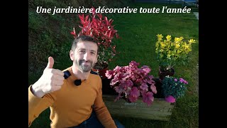 Une jardinière décorative toute lannée [upl. by Nylaf]