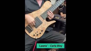 ‘Lawns’  Carla Bley Bass solo [upl. by Stilu]