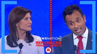 Ramaswamy Former Gov Nikki Haley is corrupt  NewsNation GOP Debate [upl. by Tillinger]