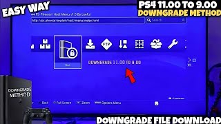 Downgrade PS4 1102 to 900 How to reverting PS4 to 900 [upl. by Ycrem]