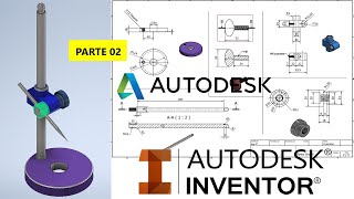 Gramil  Parte 23  Autodesk Inventor  Tutorial Español [upl. by Lrem398]