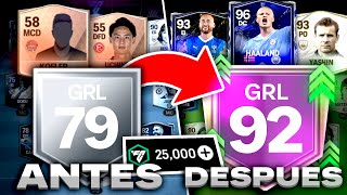 😱 SUBI EL GRL DE UN SUSCRIPTOR EN FIFA MOBILE  LE REGALE 25000 FC Points  MEJORANDO CUENTAS 🤑 [upl. by Notniuq]