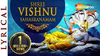 Vishnu Sahasranamam with English Subtitles  Vishnu Mantra  Bhakti Songs  Shemaroo Bhakti [upl. by Kalb]