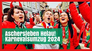 Karnevalsumzug Aschersleben 2024 [upl. by Radek]