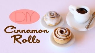 Cinnamon Rolls  Polymer Clay Pastry Tutorial [upl. by Clarkin]