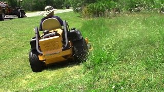 Realtime mowing 8  Tall grass mowing from vlog 21 [upl. by Natie]