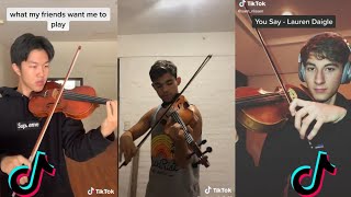 WHO PLAYS VIOLIN THE BEST🏅¿  BEST TIKTOK VIDEOS COMPILATION2020 [upl. by Llewop]