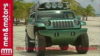 Jeep Concepts Compass Willys 2 amp Jeepster [upl. by Nodnelg135]