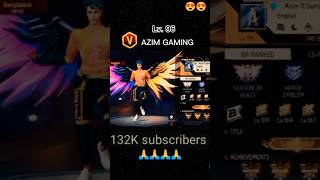 Lv96 Azim Gaming sent me😍🔥🤟azimgaming freefire [upl. by Osnofedli]