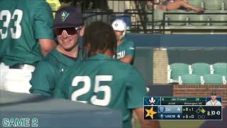 UNCW Baseball vs Columbia Double Header Highlights  030423 [upl. by Aurelea21]