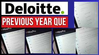 🔴Deloitte Previous Year Questions  Deloitte 2024 BSCBCABtech [upl. by Htennek]