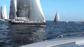 Les voiles de SaintTropez 2011 SHIPMAN 80 IVANKA [upl. by Aleibarg376]