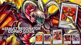 RED DRAGON ARCHFIEND Deck Assault Resonator Combo Guide vs Meta Decks  Yugioh Master Duel [upl. by Lipkin726]