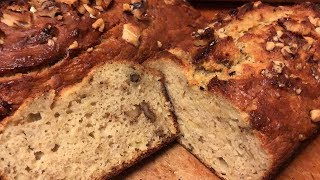 Easy Homemade Gluten Free Banana Nut Bread [upl. by Bartley]