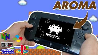 FINALLY RetroArch Setup on Wii U Aroma CFW [upl. by Zetnauq]