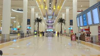 Landing in Dubai International Airport amp Terminal 3 [upl. by Horwitz]