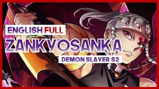 【mew】quotZankyou Sankaquot FULL by Aimer ║ Demon Slayer Season 2 OP ║ ENGLISH Cover amp Lyrics [upl. by Anillehs406]