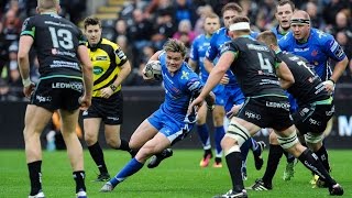 Round Seven Highlights Ospreys Rugby v Newport Gwent Dragons  201617 season [upl. by Allisirp]