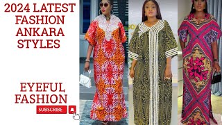 Best 2024 Ankara Dresses With Beautiful Designs Bubu Ankara Kaftan Gown Style Adorable Lace Styles [upl. by Mariam]