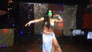 Rania Bossonis dancing to quotRakasni awiquot music dr Samy Farag from cairo Nights 3 at Club Cleopatra [upl. by Auqenehs]