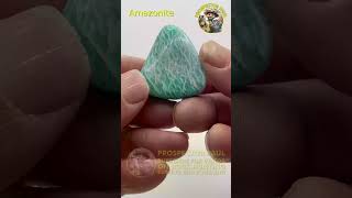 Amazonite  Before and After Tumble Polishing crystals rocksandminerals minerals [upl. by Northey583]