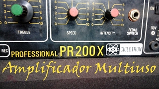 Amplificador Multiuso Professional PR 200 X [upl. by Fadil]