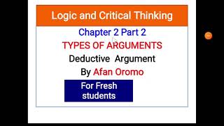 Part 3 Mathematics Chapter 1 Biimplication and Negation Part 3 by Afan Oromo [upl. by Euqnom34]